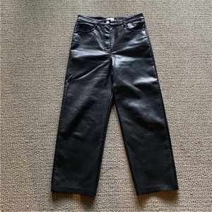 Wilfred “Melina” Cropped Faux Leather Pants